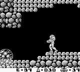 une photo d'Ã©cran de Metroid II - Return of Samus sur Nintendo Game Boy